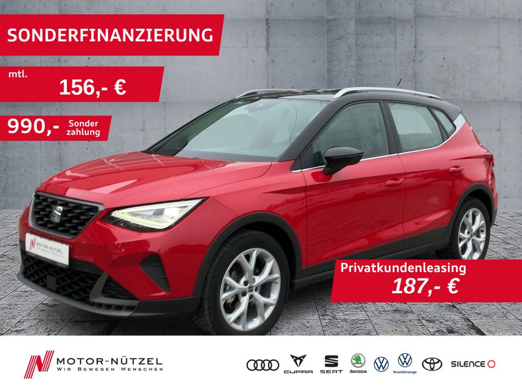 Seat Arona 1.0 TSI FR LED+NAV+APP+SHZ+GRA+PDC+DAB+17"