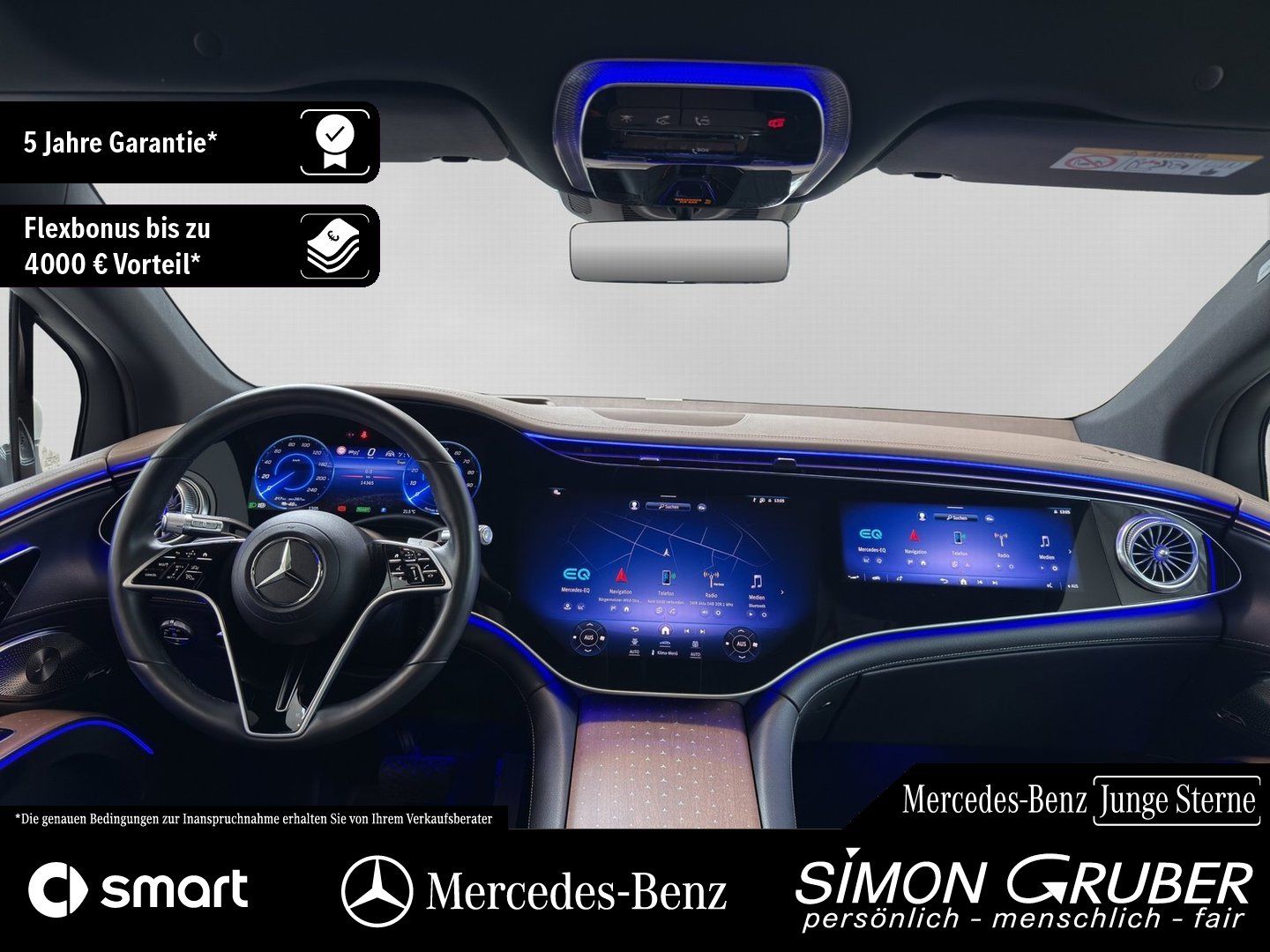 Fahrzeugabbildung Mercedes-Benz EQS 450+ SUV El. Art Premium Hyper 7Sitze Mod 23