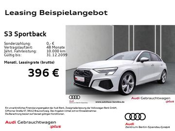 Audi Leasingangebot: Audi S3 Sportback *MATRIX*B&O*Opt.-Schwarz+*NAV+*