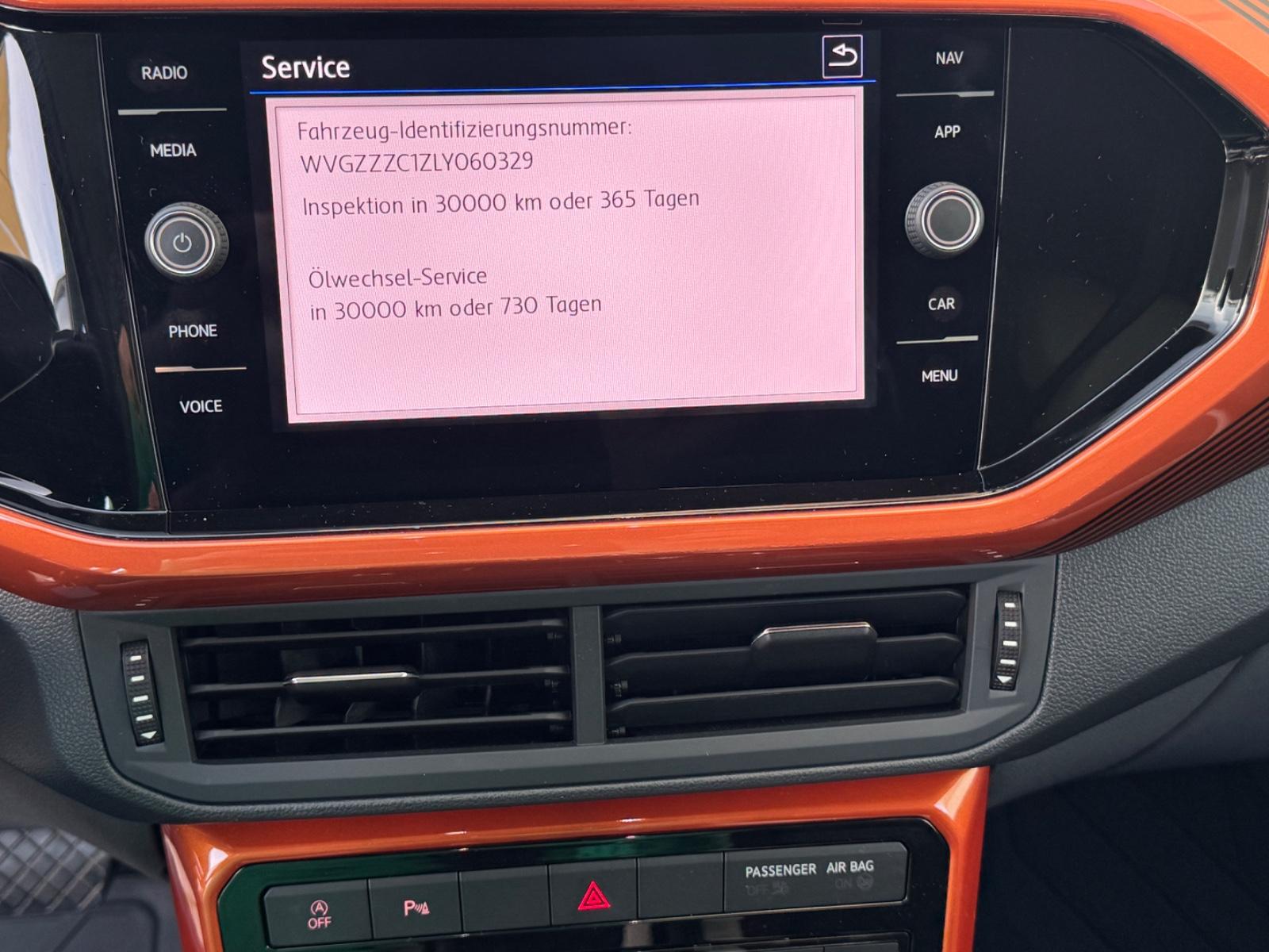 Volkswagen T-Cross 1.0 TSI"Style Orange-Design"Autom./Top !