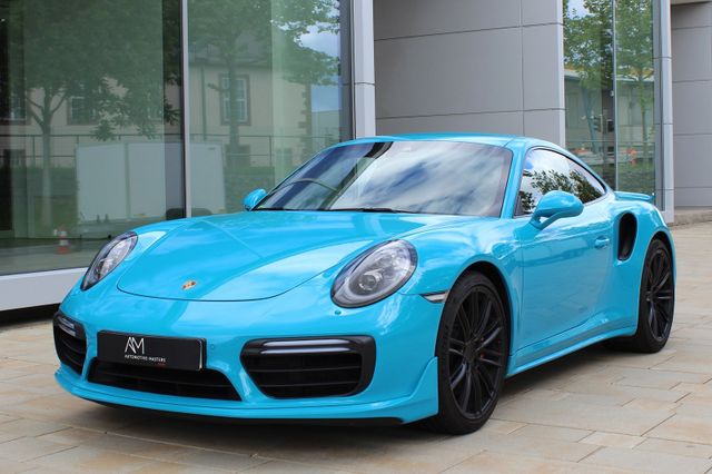 Porsche 991.2 Turbo | Aerokit | Schalensitze | Miamiblau