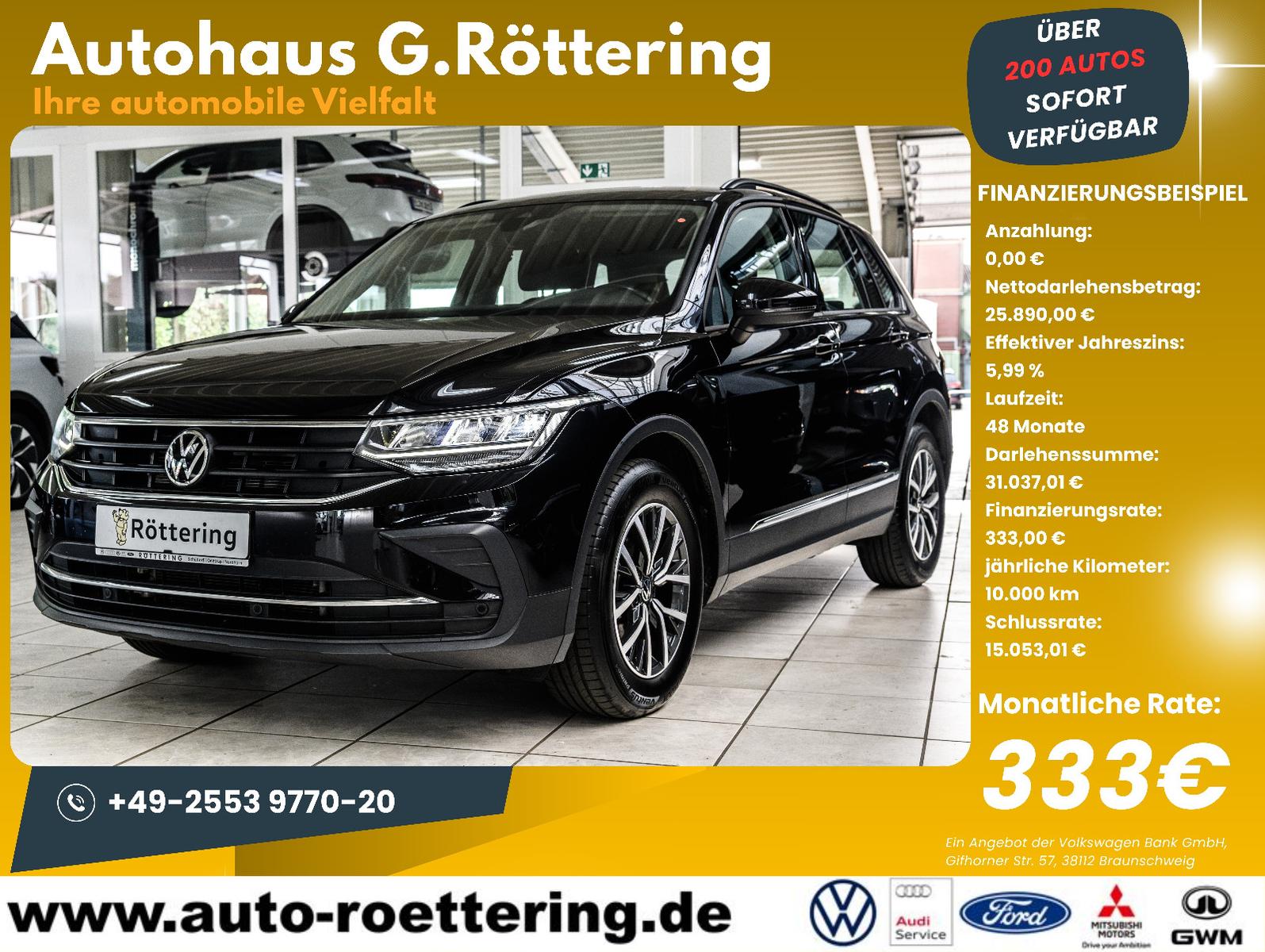 Volkswagen Tiguan Life +LED +ACC +elekt. Klappe +Kamera