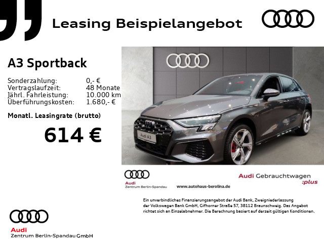 Audi A3 Sportback 45 TFSI e S line S tr. *B&O*NAV+*