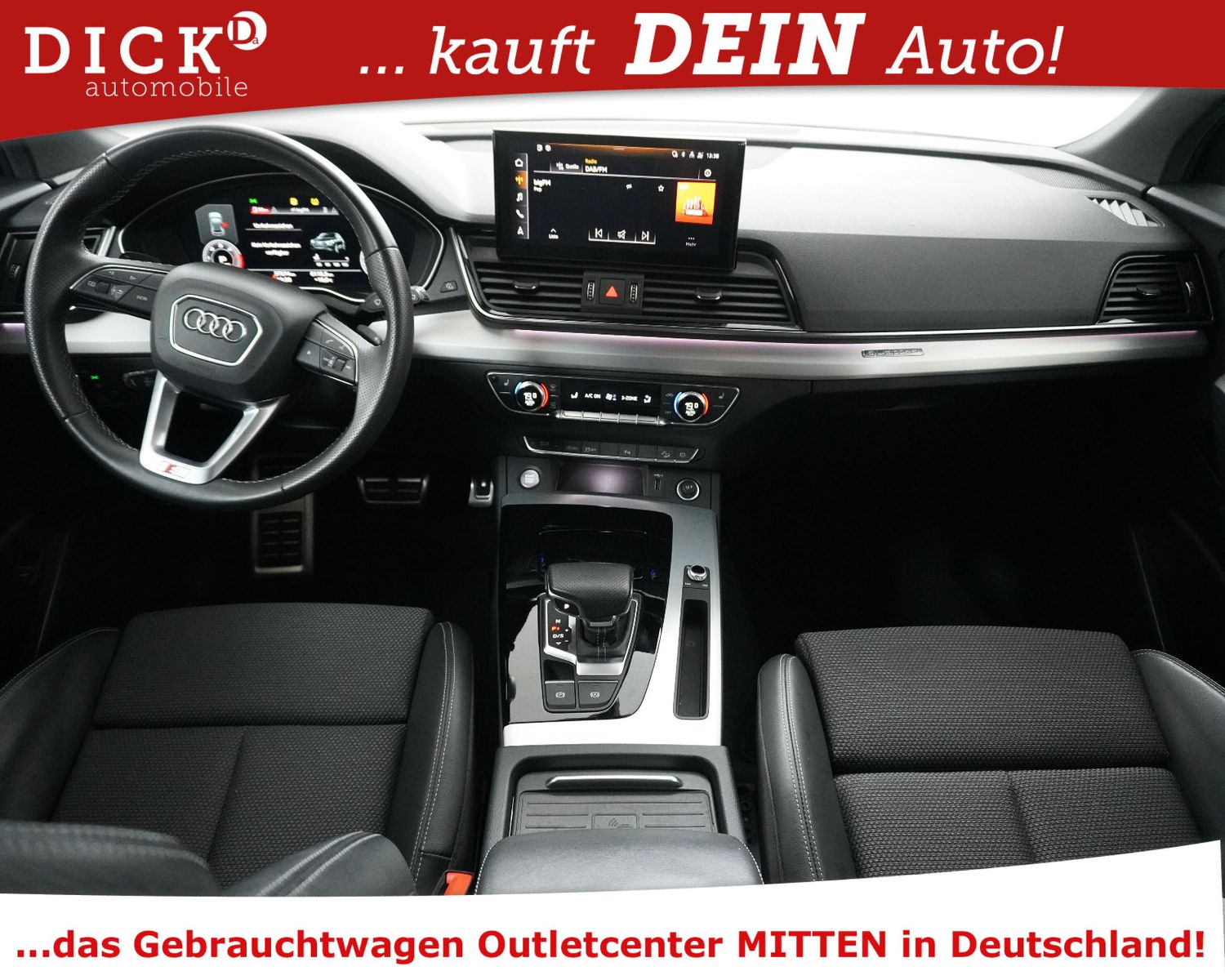 Fahrzeugabbildung Audi Q5 40d Quatt 2X S LINE SPORT+MATRI+VIRTU+KAM+AHK