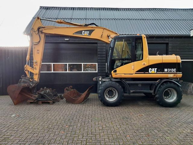 CAT 313 C mobiele kraan caterpillar