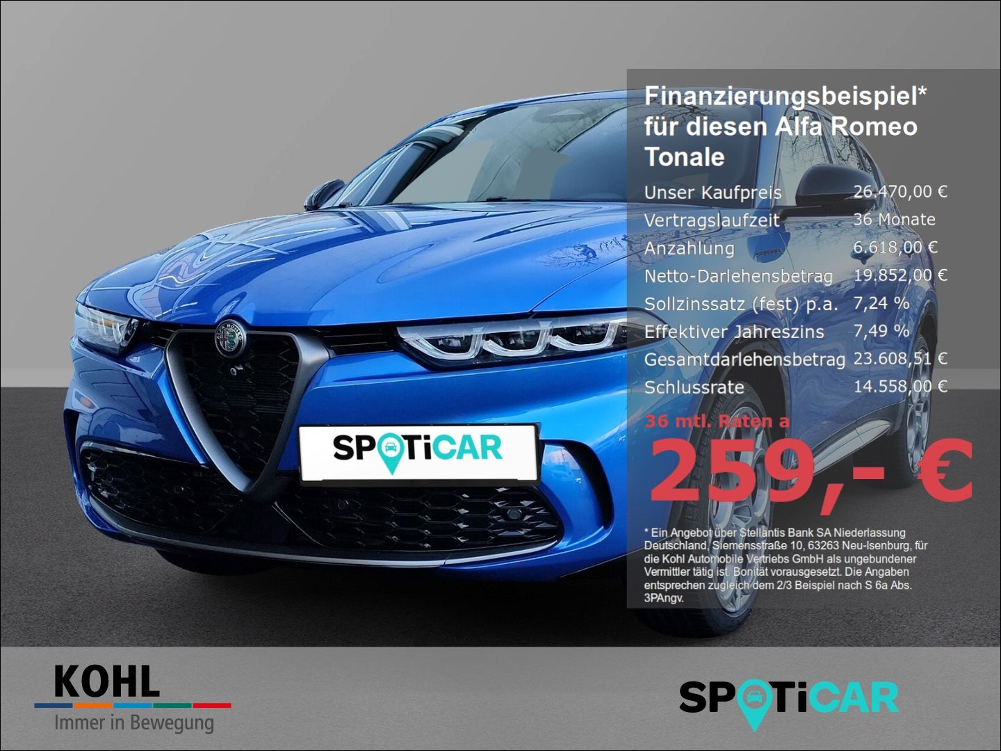 Alfa Romeo Tonale 1.3 Plug-In-Hybrid Automatik Edizione Spe