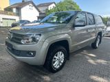 Volkswagen Amarok Trendline DoubleCab 4Motion - mit Diesel-Antrieb: Beige, Leder