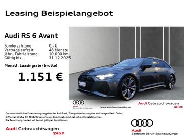 Audi Leasingangebot: Audi RS6 Avant *HD-MATRIX*StdHz*B&O*AHK*RS-AGA*