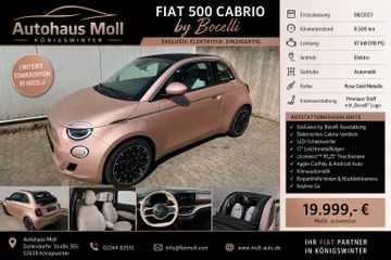 Fiat 500 e "la Prima" by Bocelli