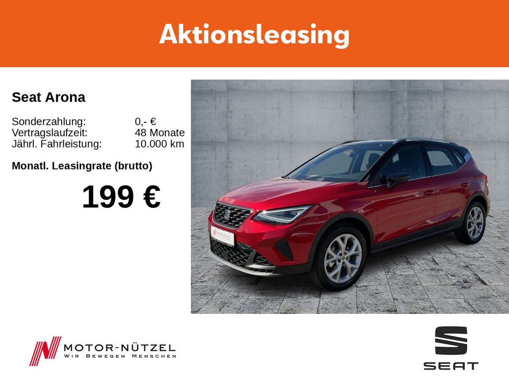 Seat Arona FR 116PS/ SHZ/ FullLink/ LED/ DAB/ PDC/ GR