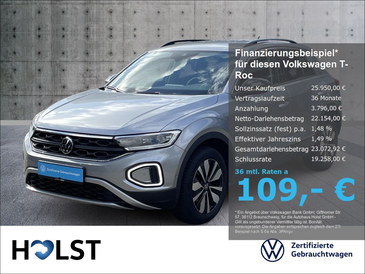 Volkswagen T-Roc 1.0TSI GOAL GJR LED RüFaKa Navi ACC foto 1