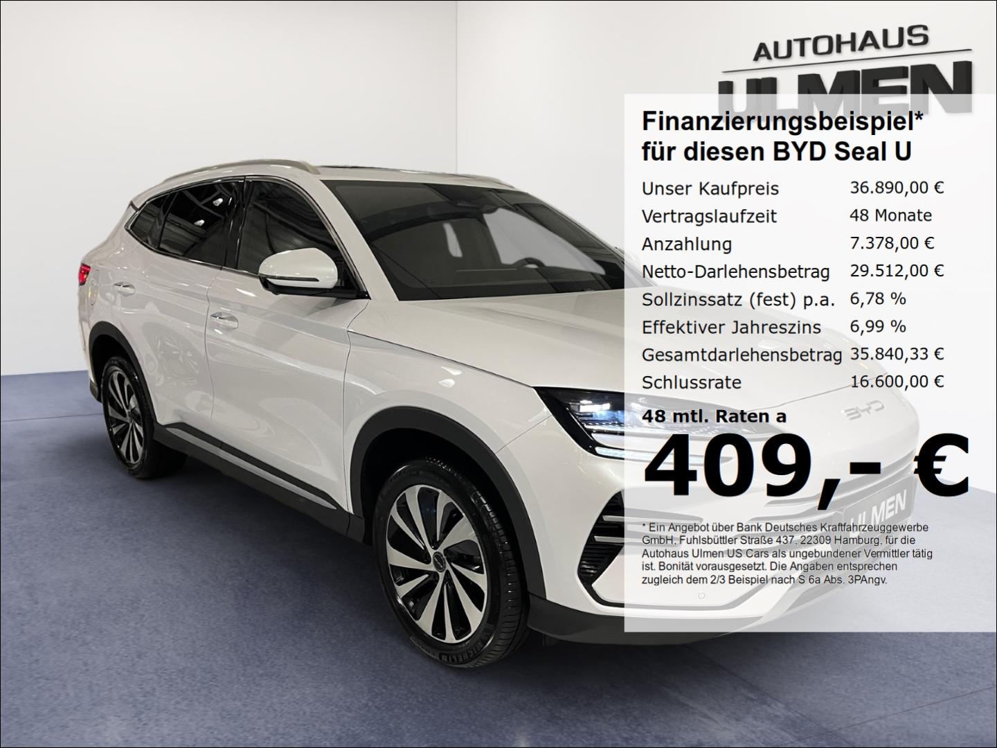 BYD Seal U DM-i 238KW Design AWD Leder Pano 360°Cam 