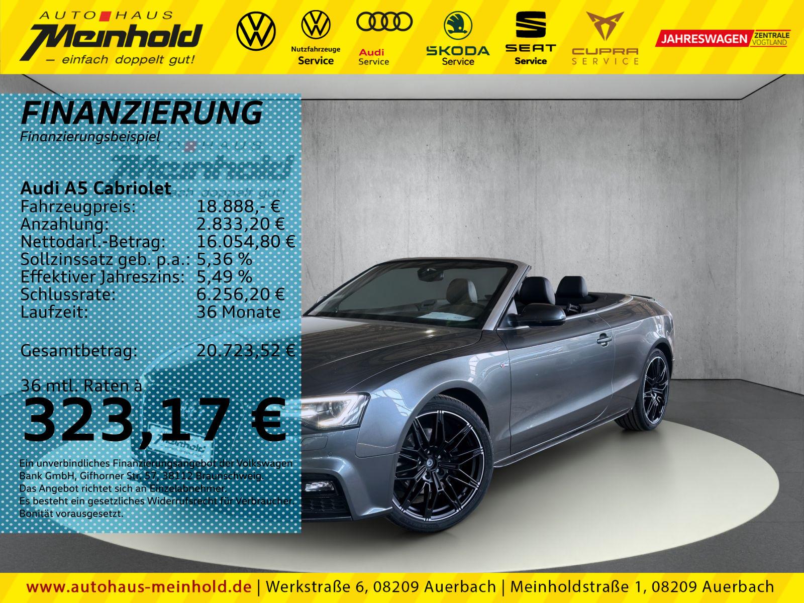 Audi A5 Cabriolet 2.0 TFSI quattro S tronic, Kopfheiz
