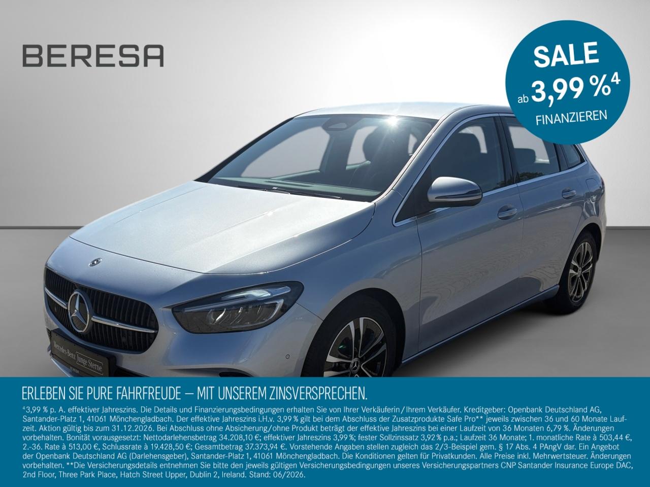 Mercedes-Benz B 200 Progressive LED Kamera Winter-P. Metallic