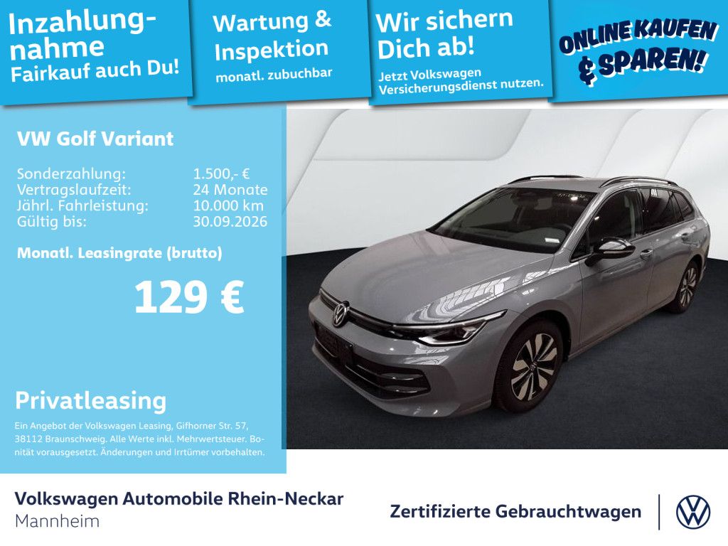 Volkswagen Golf VIII Variant 1.5 TSI GOAL Navi AHK Kamera U