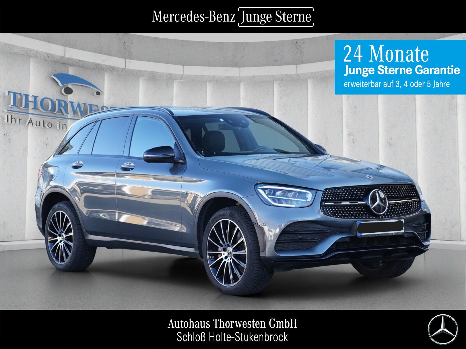 MERCEDES-BENZ GLC 300 de 4MATIC AMG Line AHK 19" NIGHT DAB LED