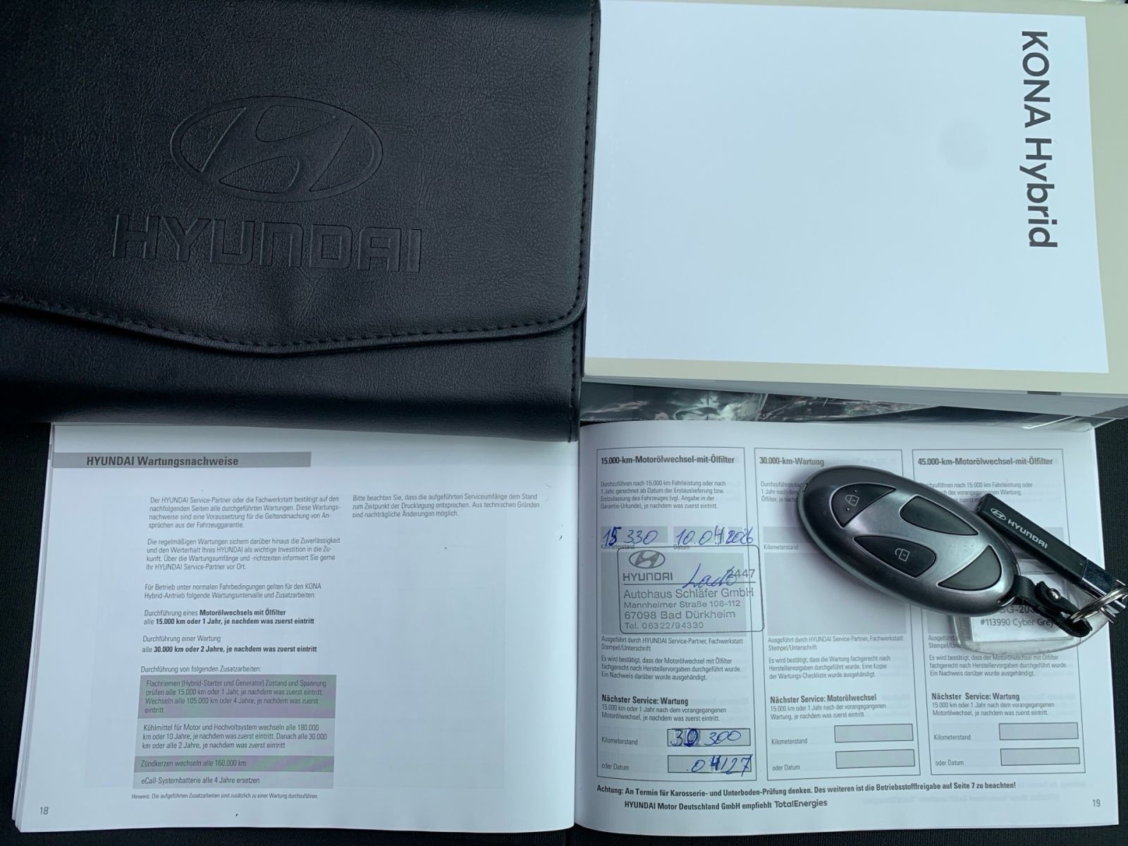 Fahrzeugabbildung Hyundai KONA 1.6 GDI N Line Hybrid el. Glas Schiebedach