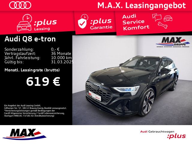 Audi Q8 e-tron 55 QUATT S LINE MATRIX+KAMERA+NAVI+AHK