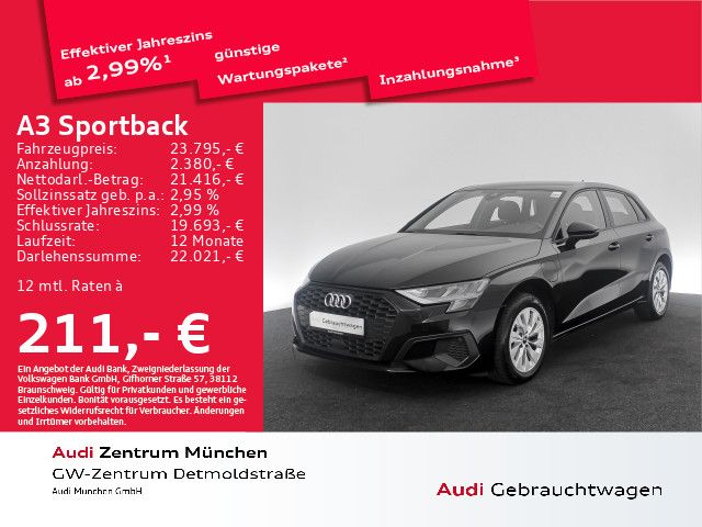 Audi A3 Sportback 40 TFSI e S tronic Virtual+/Navi+