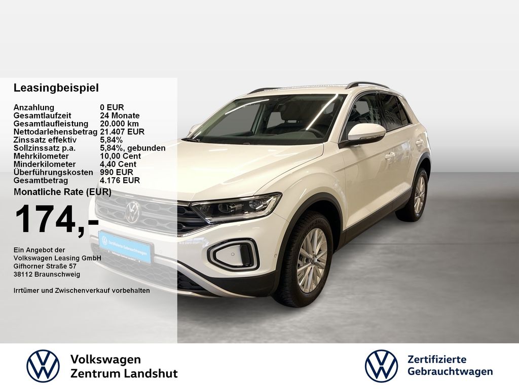 T-Roc Life 1.0 TSI 2xKlima KlimaA LED LM Navi