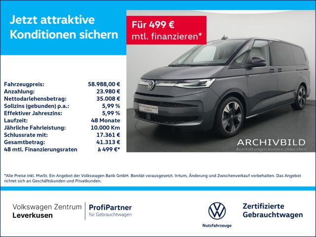 Volkswagen T7 Multivan TDI lang 2XSTÜR MATRIX VIRT