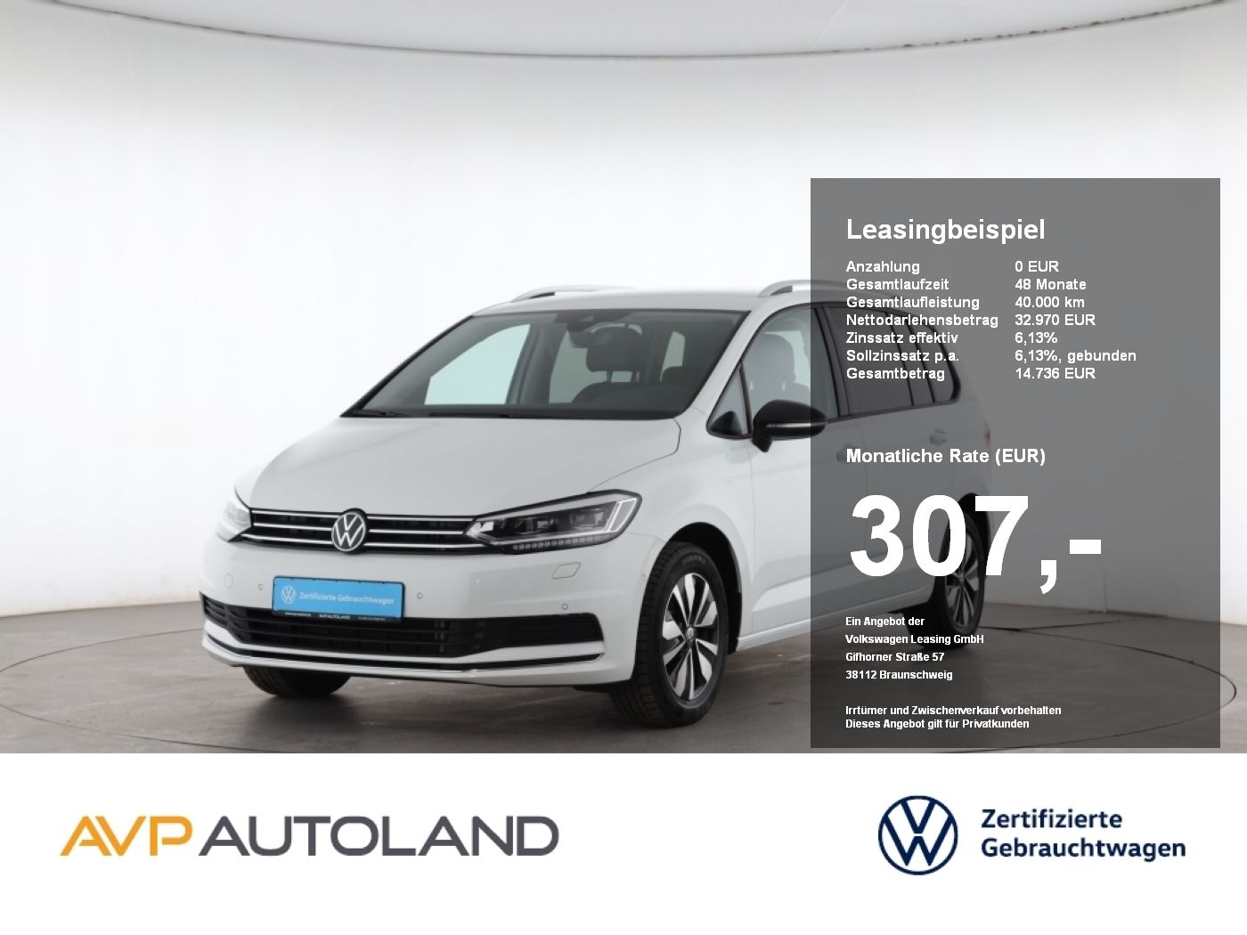 Volkswagen Touran 2.0 TDI DSG GOAL | NAVI | LED | ACC | AHK