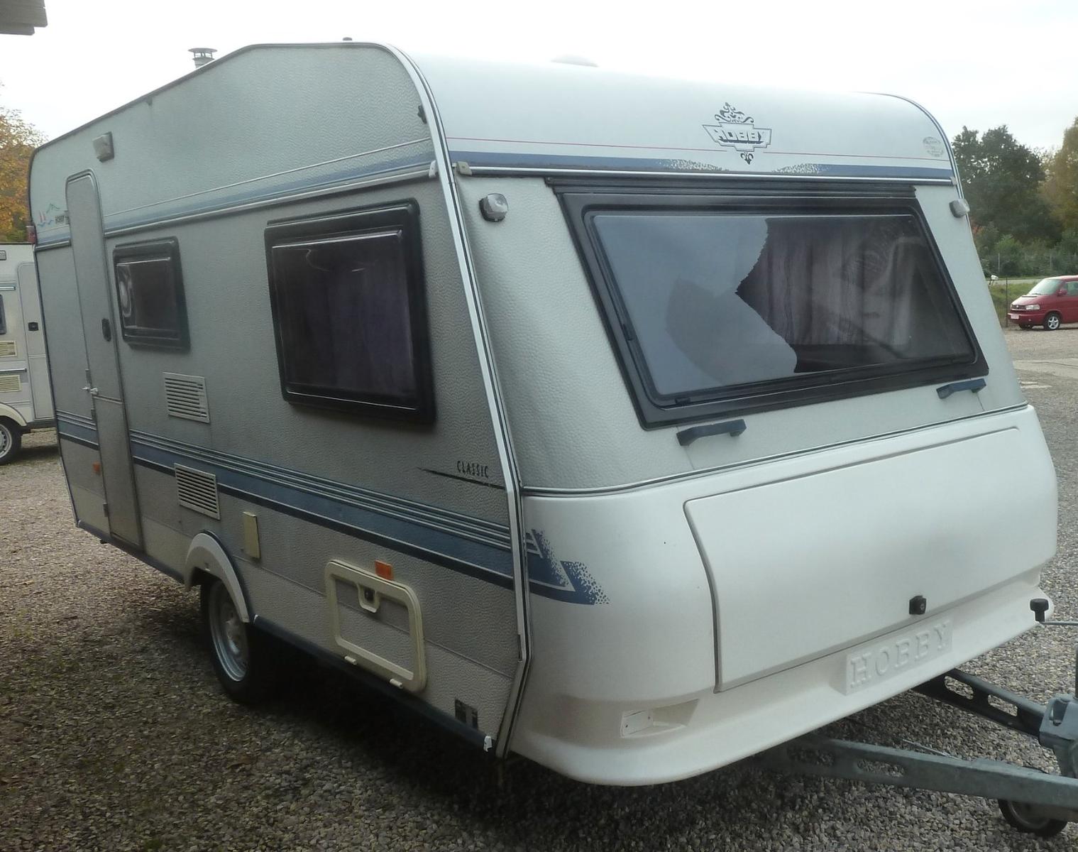 Hobby 440 Classic mit Vorzelt und Fahrradträger !