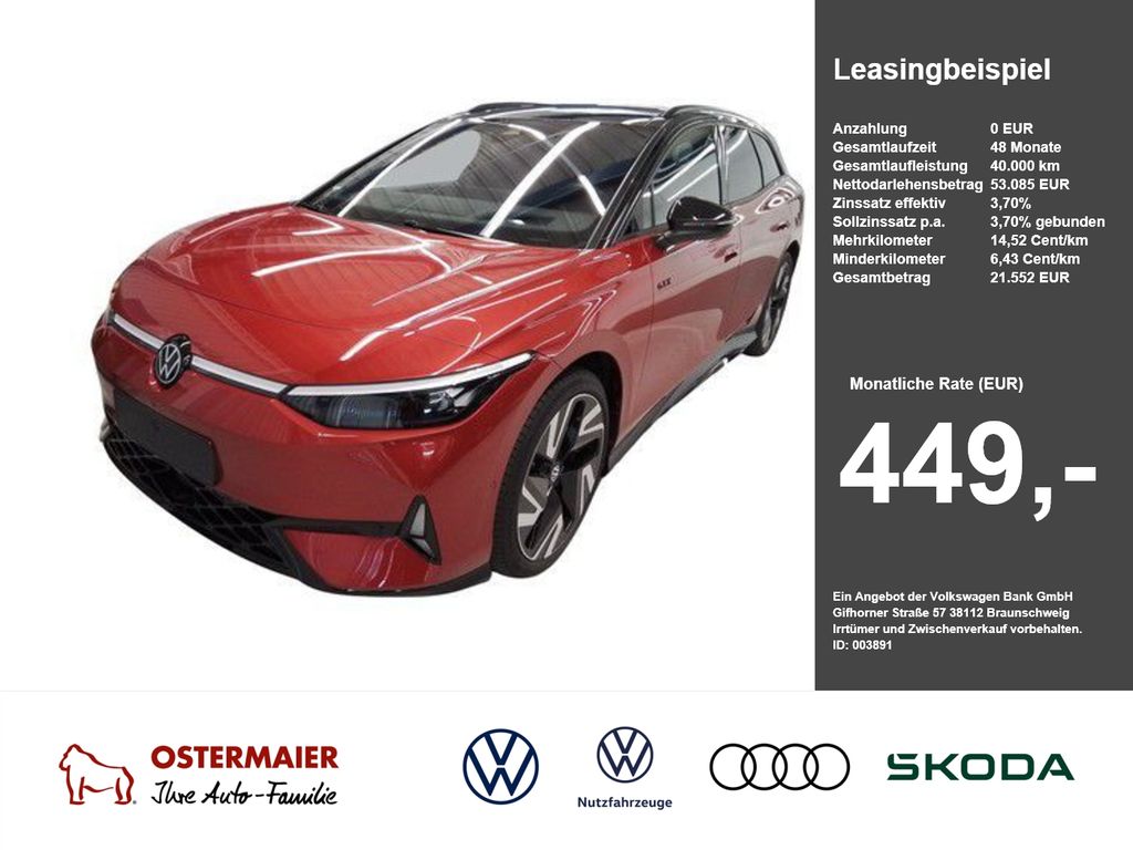 Volkswagen ID.7 Tourer GTX 4M 340PS.MATRIX.NAVI.5JGARANTIE.