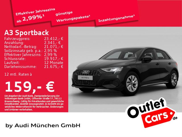 Audi A3 Sportback 40 TFSI e S tronic Virtual+/Navi+