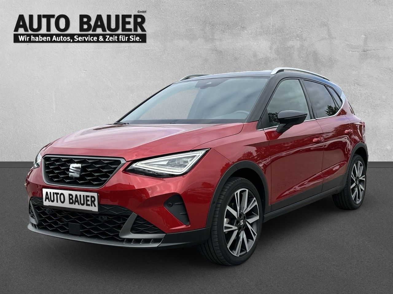 Fahrzeugabbildung SEAT Arona FR 1.5TSI 150PS DSG-AHK*Kessy*18Zoll - mit KI generiert/bearbeitet