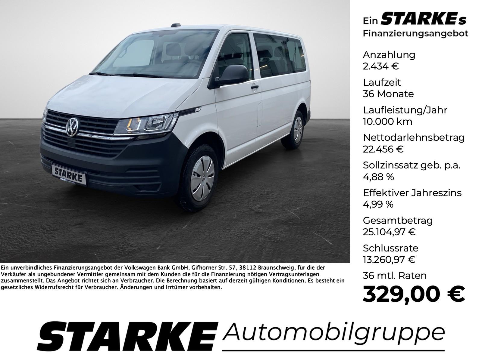 Volkswagen T6 Kombi T6.1 2.0 TDI 9-Sitzer  Klima