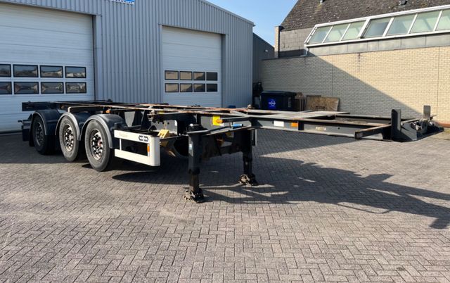 Vanhool Container chassis 20 FT Tridec 2x lift axle
