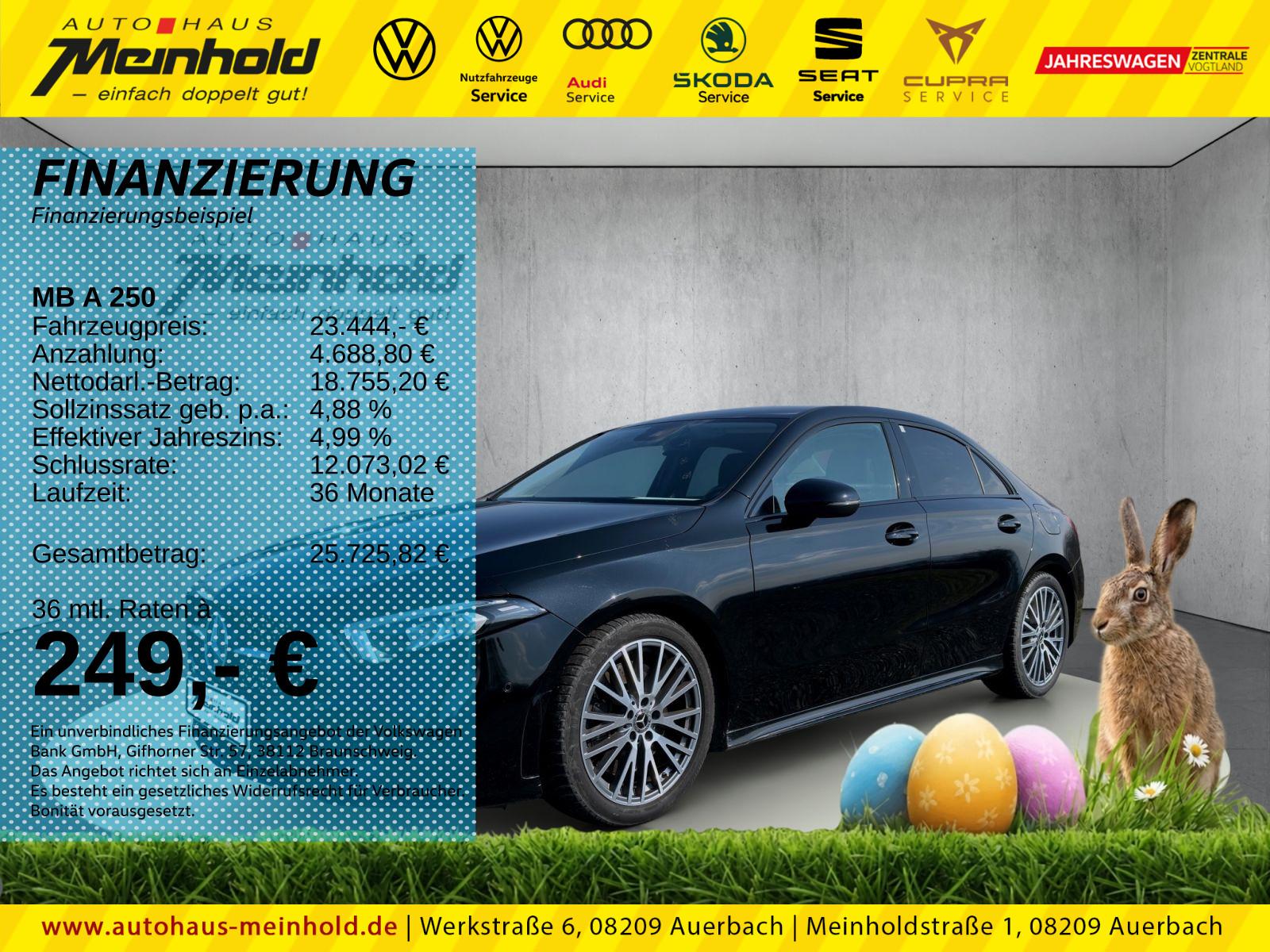 Mercedes-Benz A 250 Lim DCT AMG Line, Navi, 18", LED High Perf