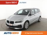 BMW 2er 218d Gran Tourer Advantage Aut.*NAV*LED*ACC - silberne BMW 218 Gran Tourer