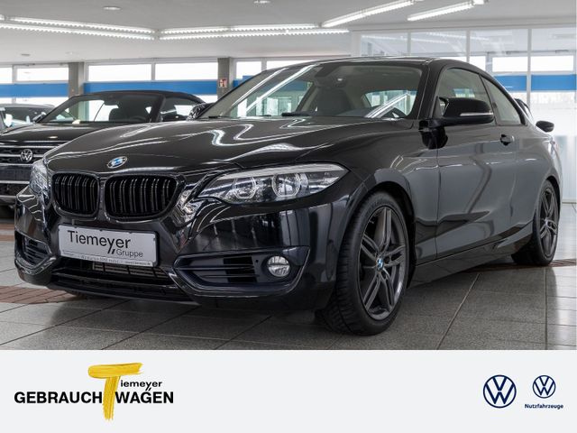 BMW 218 i Coupe SPORT LINE LED SHZG PDC LM17