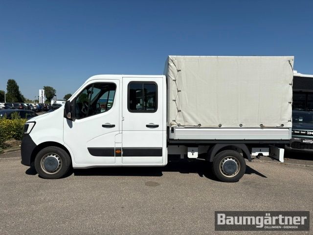 Fahrzeugabbildung Renault Master DoKa dCi 135 3,5t L2H1 Pritsche/Plane - mit KI generiert/bearbeitet