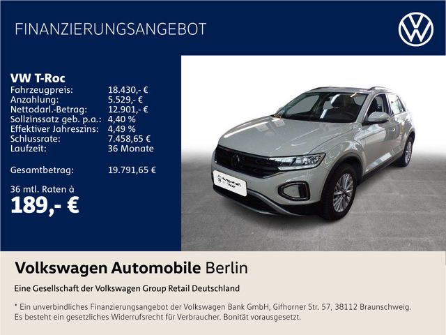 VW T-Roc 1.0 TSI Life Navi LED AHK APP ACC