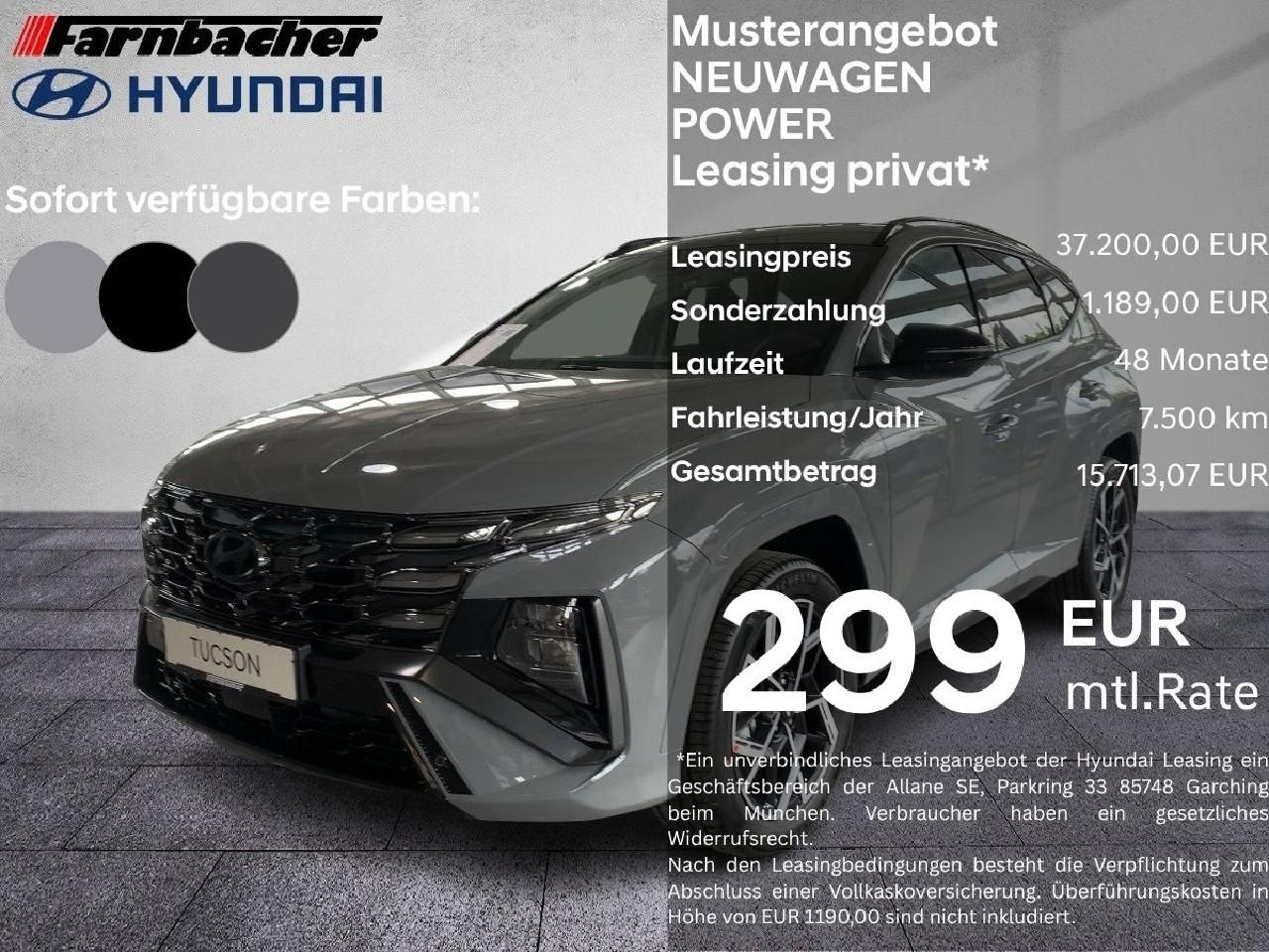 Fahrzeugabbildung Hyundai TUCSON N Line Hybrid 2WD - POWERLEASING - *