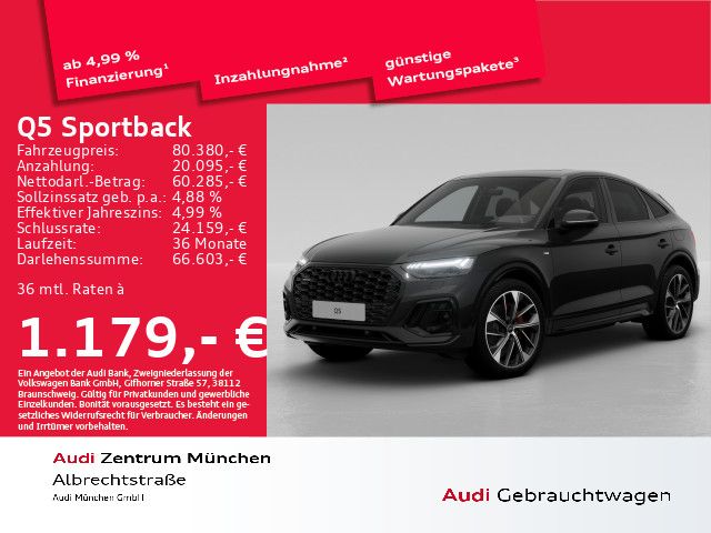 Audi Q5 Sportback TFSI e S line S line 55 TFSI e quat