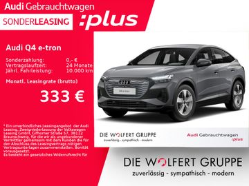 Audi Leasingangebot: Audi Q4 35 e-tron Sportback ACC*RFK*HUD*MATRIX-LED