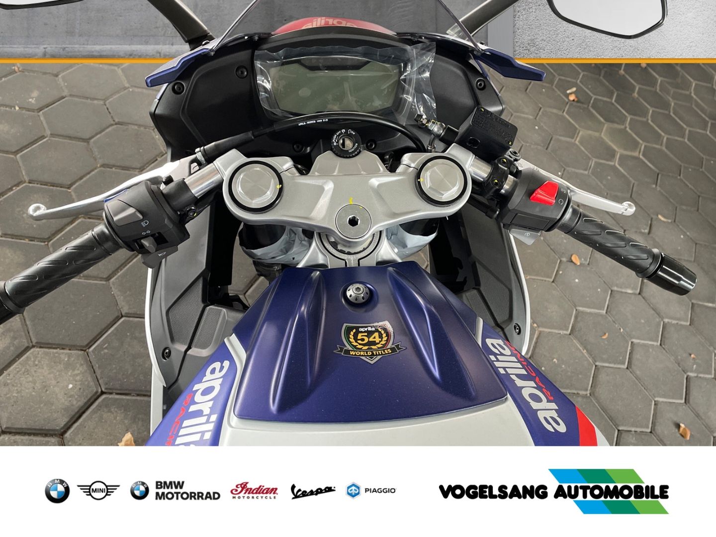 Fahrzeugabbildung Aprilia RS 125 Neues Modell 2023, LCD-Display, ABS, Sozi