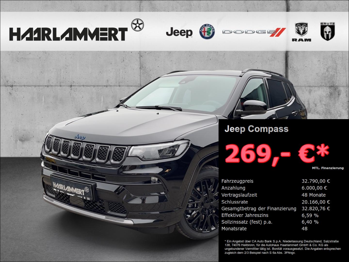 Jeep Compass S 4WD PHEV PANORAMA+360GRAD+STHZ+CARPLAY