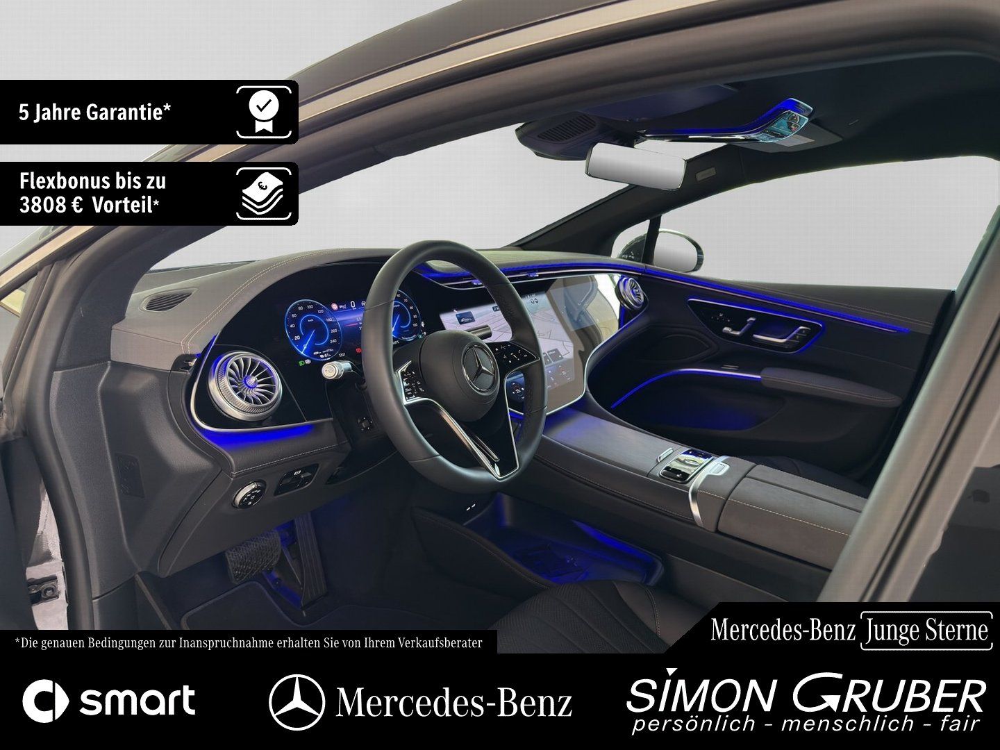 Fahrzeugabbildung Mercedes-Benz EQS 450 4M AMG Elec. Art Hyperscreen HAL Mod2026
