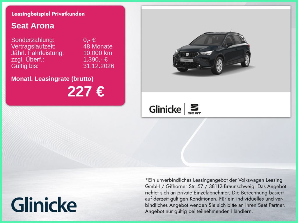 Arona Style 1.0 TSI 85 kW DSG Navi Sitzheizung