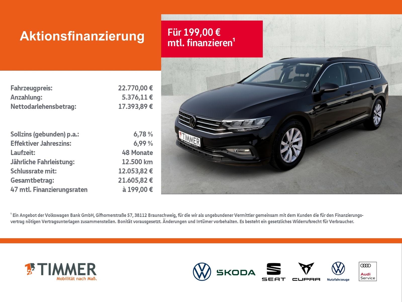 Volkswagen Passat Variant 2.0 TDI DSG BUSINESS +LED +ACC +R