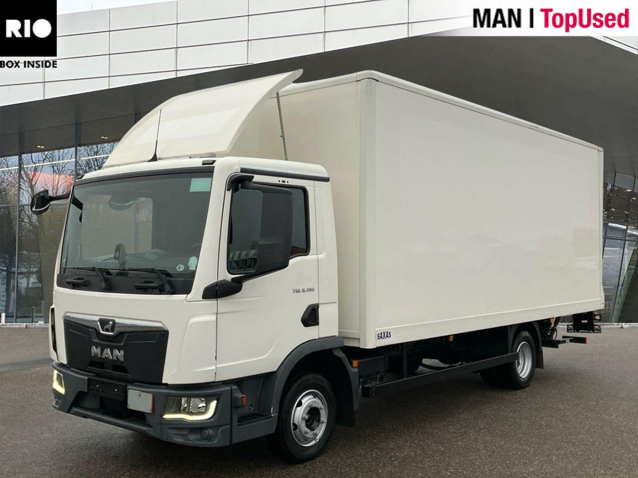 MAN TGL 8.190 4x2 BL CH, Koffer mit Lbw