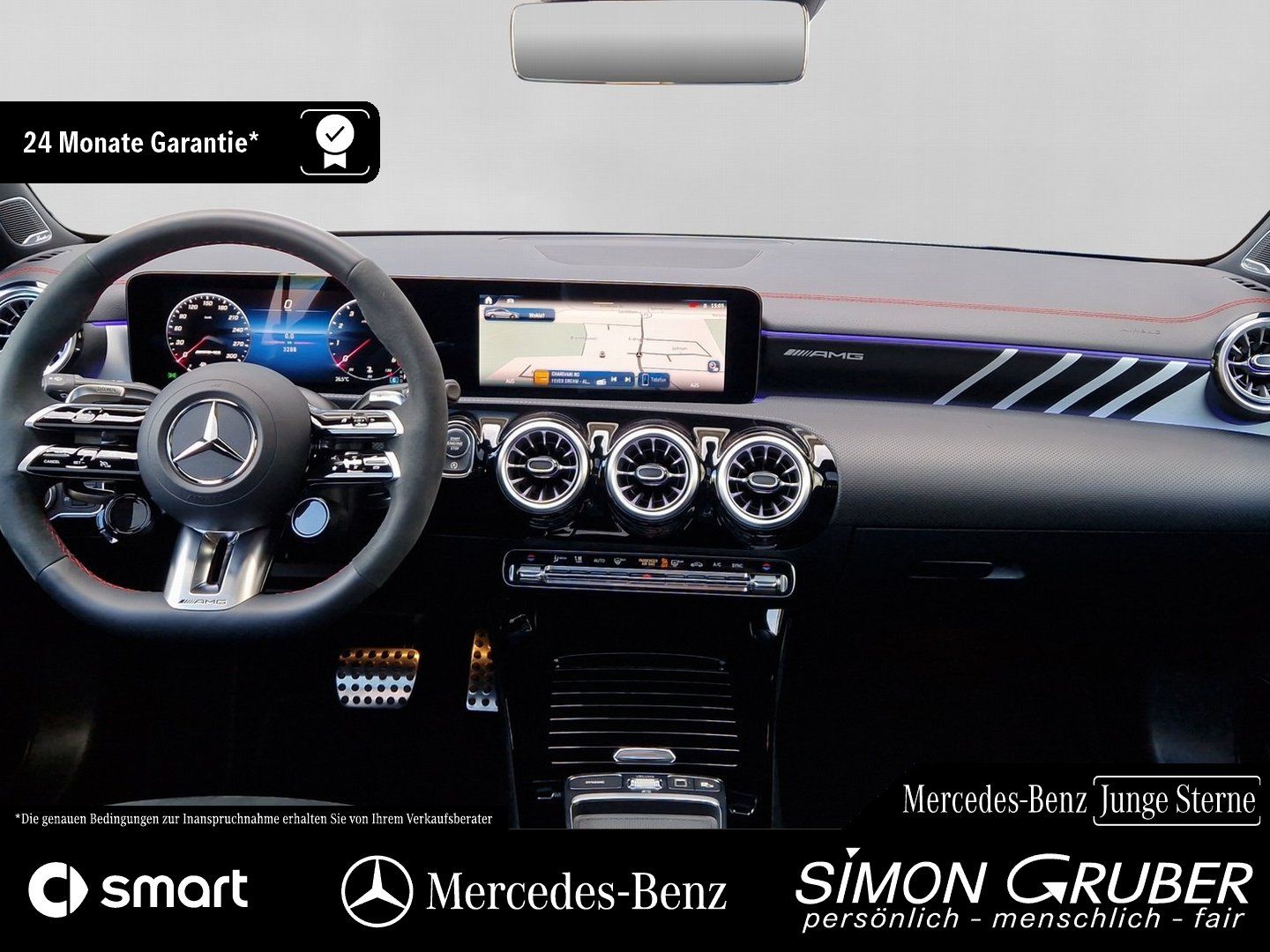 Fahrzeugabbildung Mercedes-Benz CLA 45 S 4M AMG Aero Burm Pano MBeam 360 drivers
