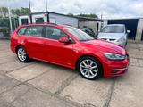 Volkswagen Golf VII Variant Highline BlueMotion Tüv Hu02/28 - mit Benzin-Antrieb: Rot, Kombi