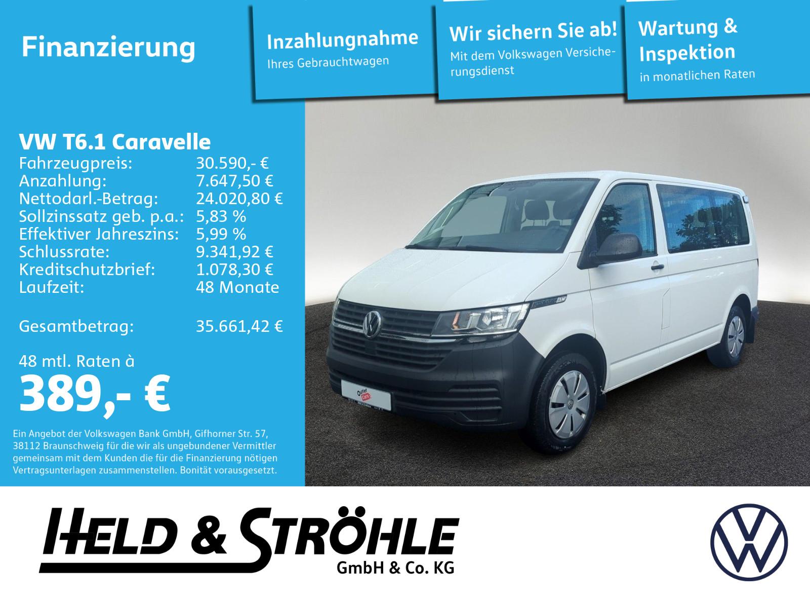 Volkswagen T6.1 Caravelle Trendline 2.0 TDI 9Si PDC KLIMA