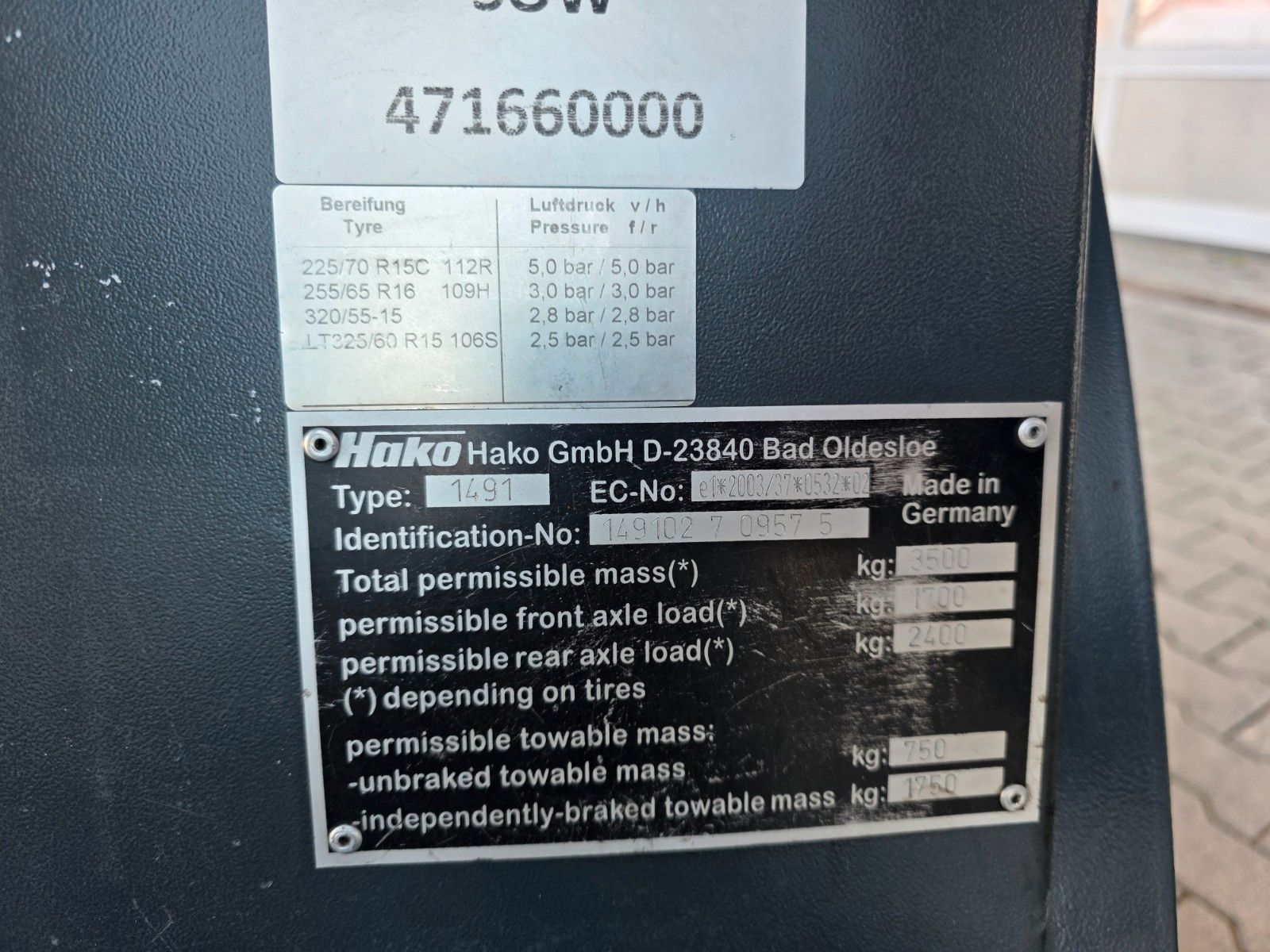 Fahrzeugabbildung Hako Citymaster 1600 Klima Kamera